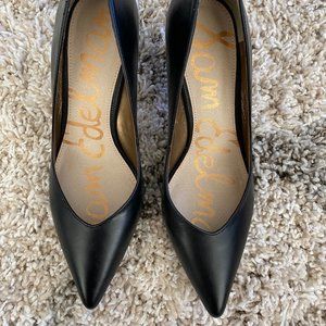 Sam Edelman Orella Black Leather Pumps